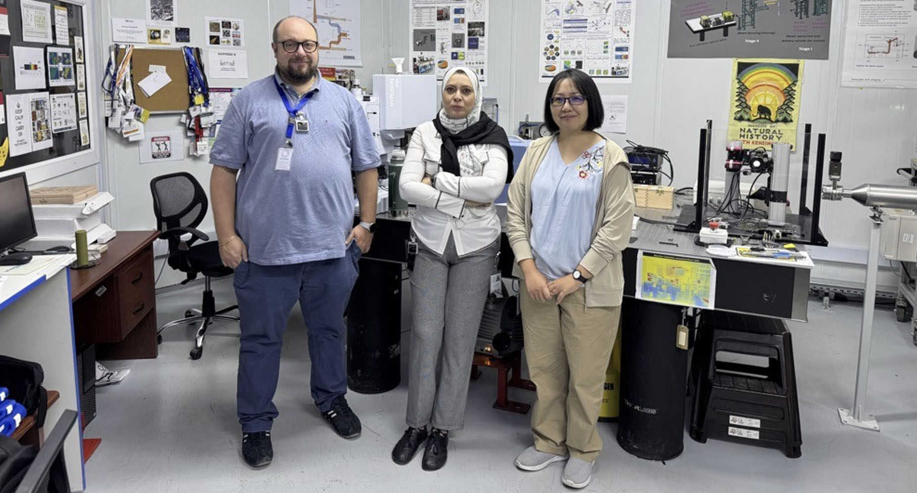 ©SESAME 2025: From left to right: Giovanni Birarda, Gihan Kamel, Yuko Miyauchi.