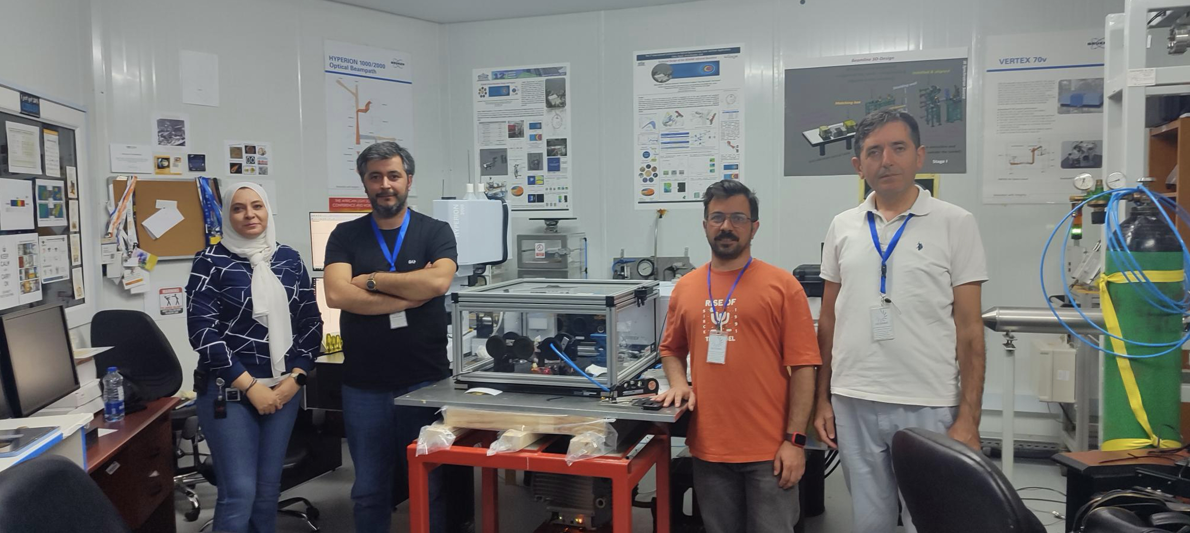 ©SESAME 2025: From left to right, Gihan Kamel, Adem YAVUZ, Teoman Öztürk, Necip Ayhan Tertemiz