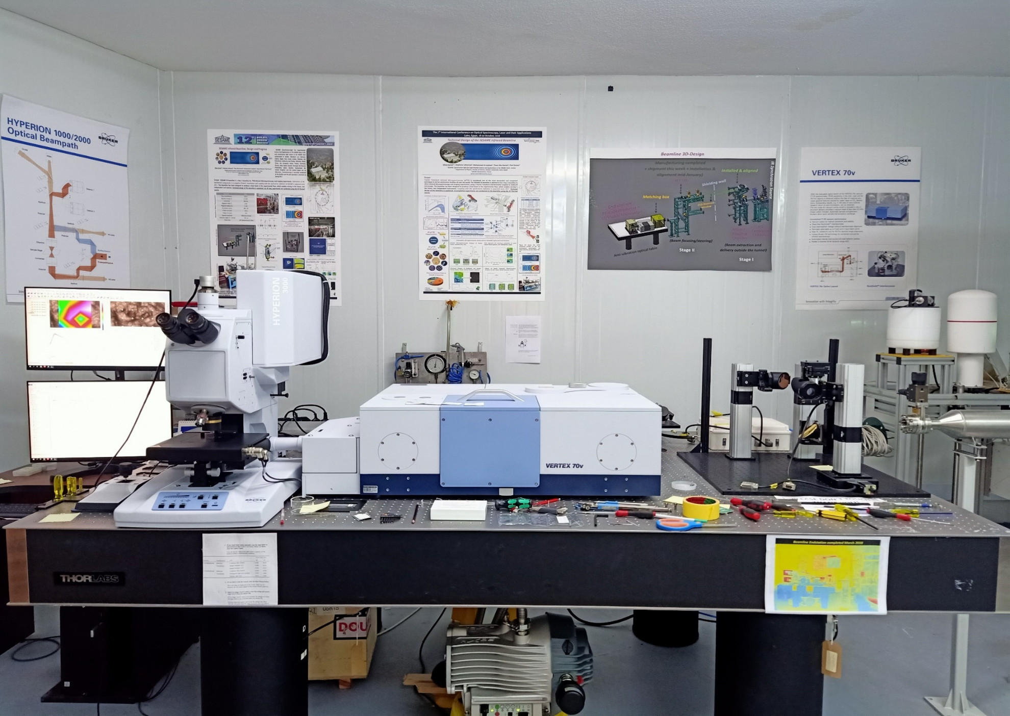 © SESAME 2025: The BM02-IR Beamline experimental endstation at SESAME